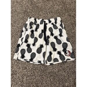 Colosseum Swim Trunks Mens L White Florida State Seminoles Pineapple FSU